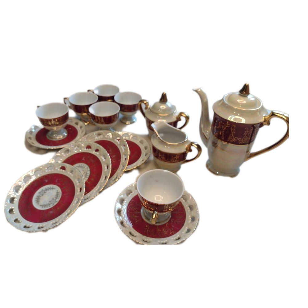 Empress by Haruta Vintage Tea / Coffee 15 pc set (Never used)